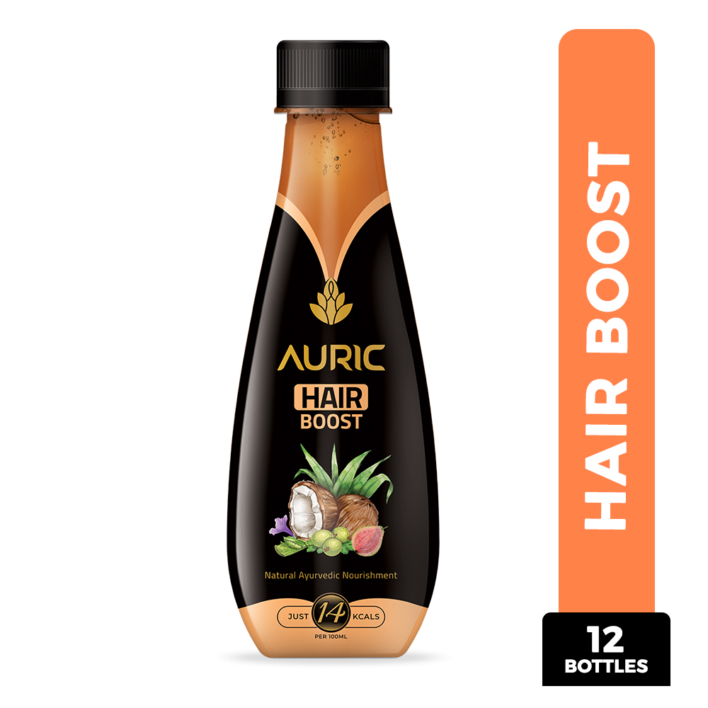 Auric Hair Care Plant Based Juice for Hair Growth,Chemical free 250mlx12 Bottles